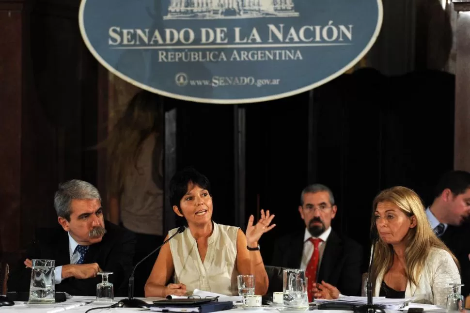 POSTURA. La titular del BCRA defiende las medidas anticíclicas del Gobierno. TELAM (ARCHIVO)