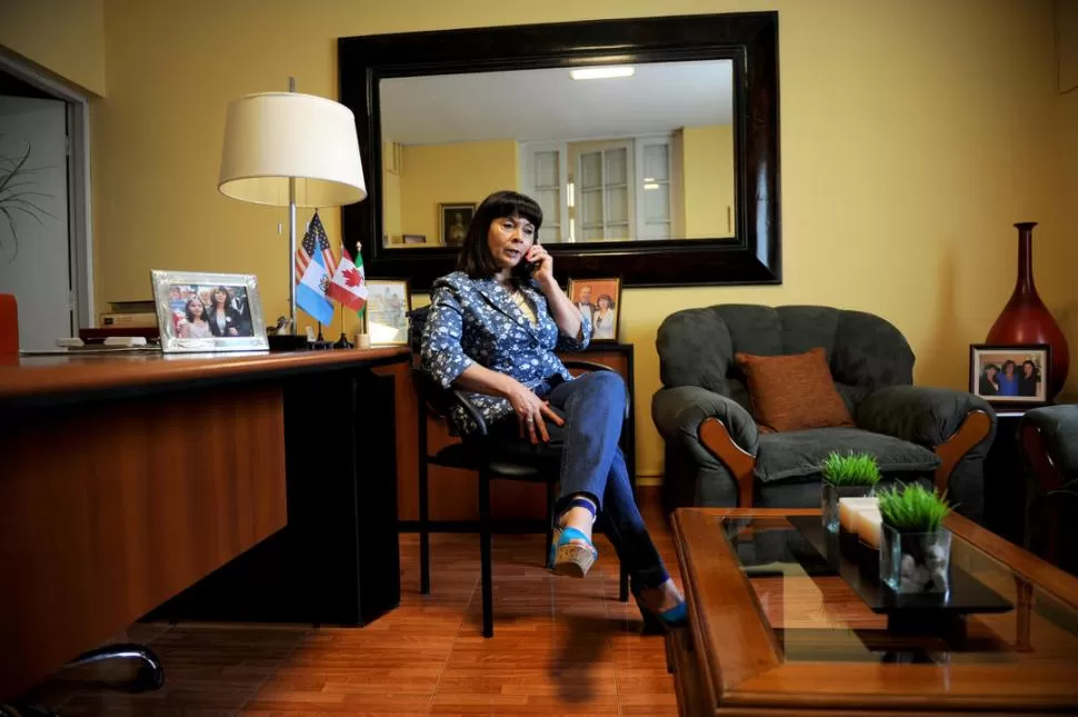 EN LA FUNDACIÓN. Trimarco recibe en la ONG a mujeres en riesgo y víctimas. LA GACETA / FOTO DE FRANCO VERA (ARCHIVO)