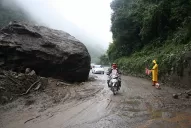 Si subís a Tafí tenés que esquivar la roca