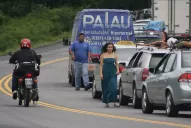 Atasco rumbo a los valles