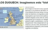 ¿Qué pasaría si las Malvinas estuvieran cerca del Reino Unido?