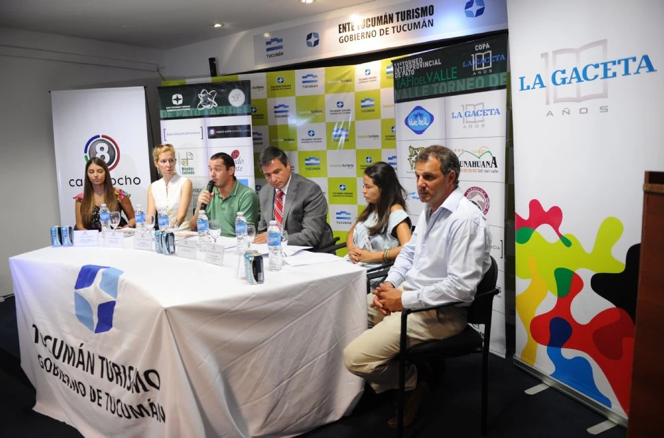 ANUNCIO. Los organizadores dieron detalles del torneo en la conferencia que se hizo en el Ente Tucumán Turismo.   LA GACETA / FOTO DE FRANCO VERA