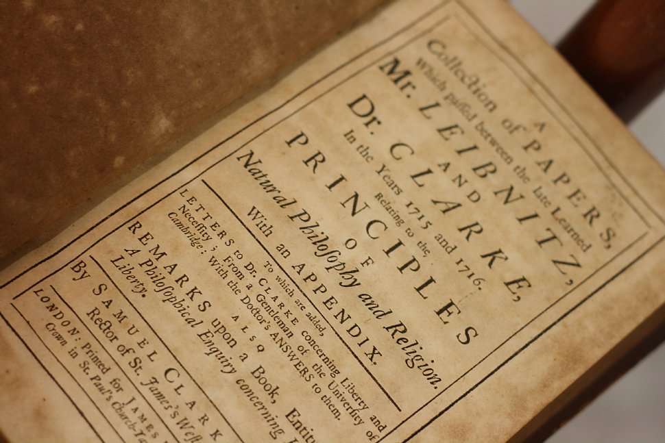 Gottfried Leibniz es el eje de la biblioteca de Valentié