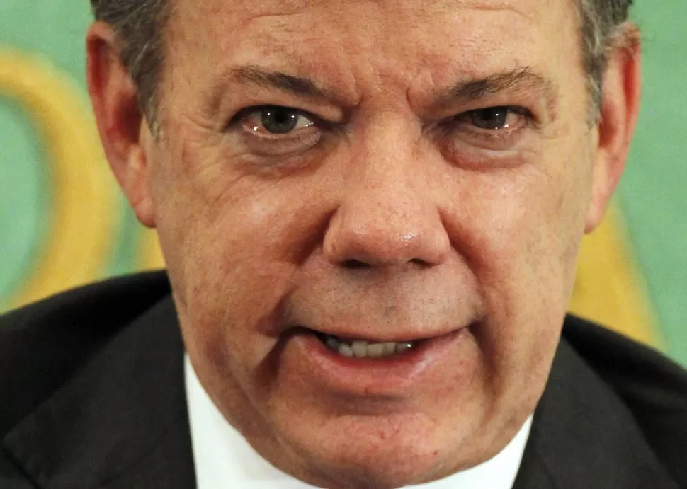 FIRME. Juan Manuel Santos, presidente colombiano, impulsó la investigación  REUTERS