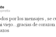 Dante Spinetta agradeció el cariño de los fans