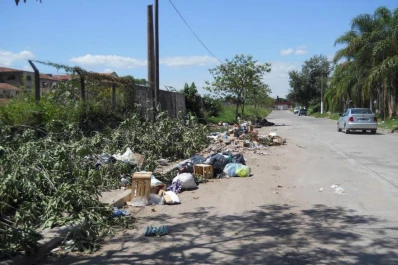 El basural renació en poco más de 24 horas