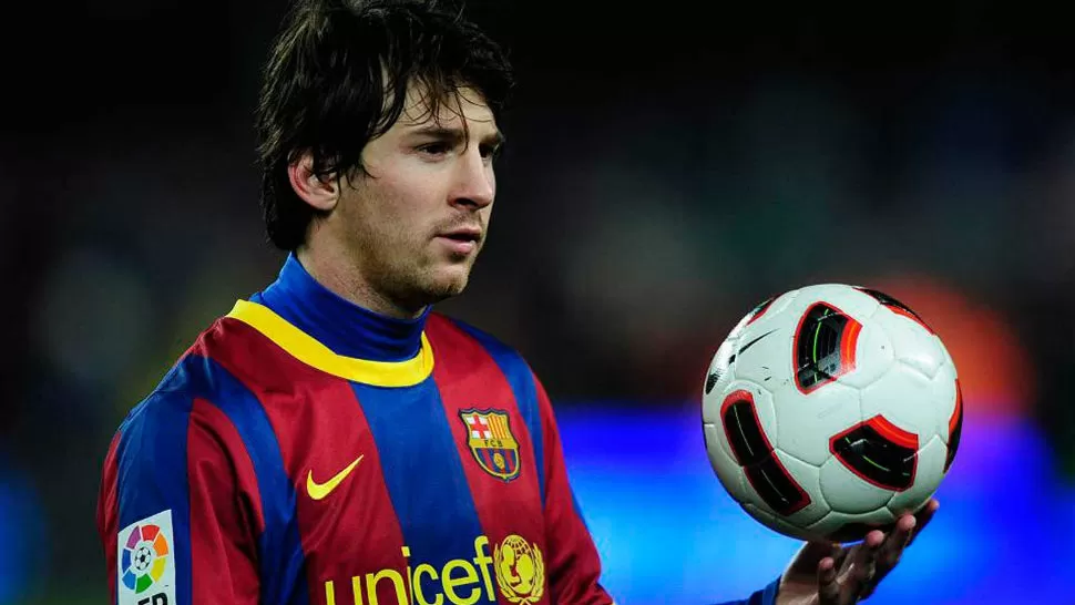 LISTO PARA JUGAR. Lionel Messi volverá mañana, en el clásico catalán ante Espanyol, a jugar en el equipo de Barcelona. 