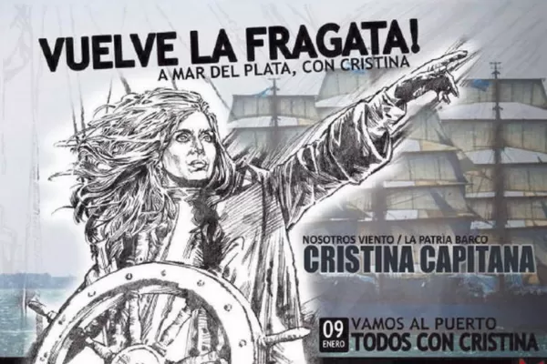 Cristina capitana recibirá a la Fragata