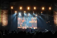 Diego Torres y Luciano Pereyra cantaron Luna tucumana en el Hipódromo