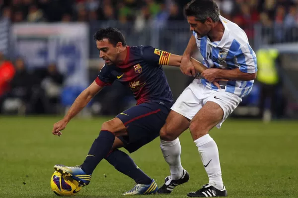 Barcelona cerró la primera rueda de la Liga española con una victoria sobre Málaga