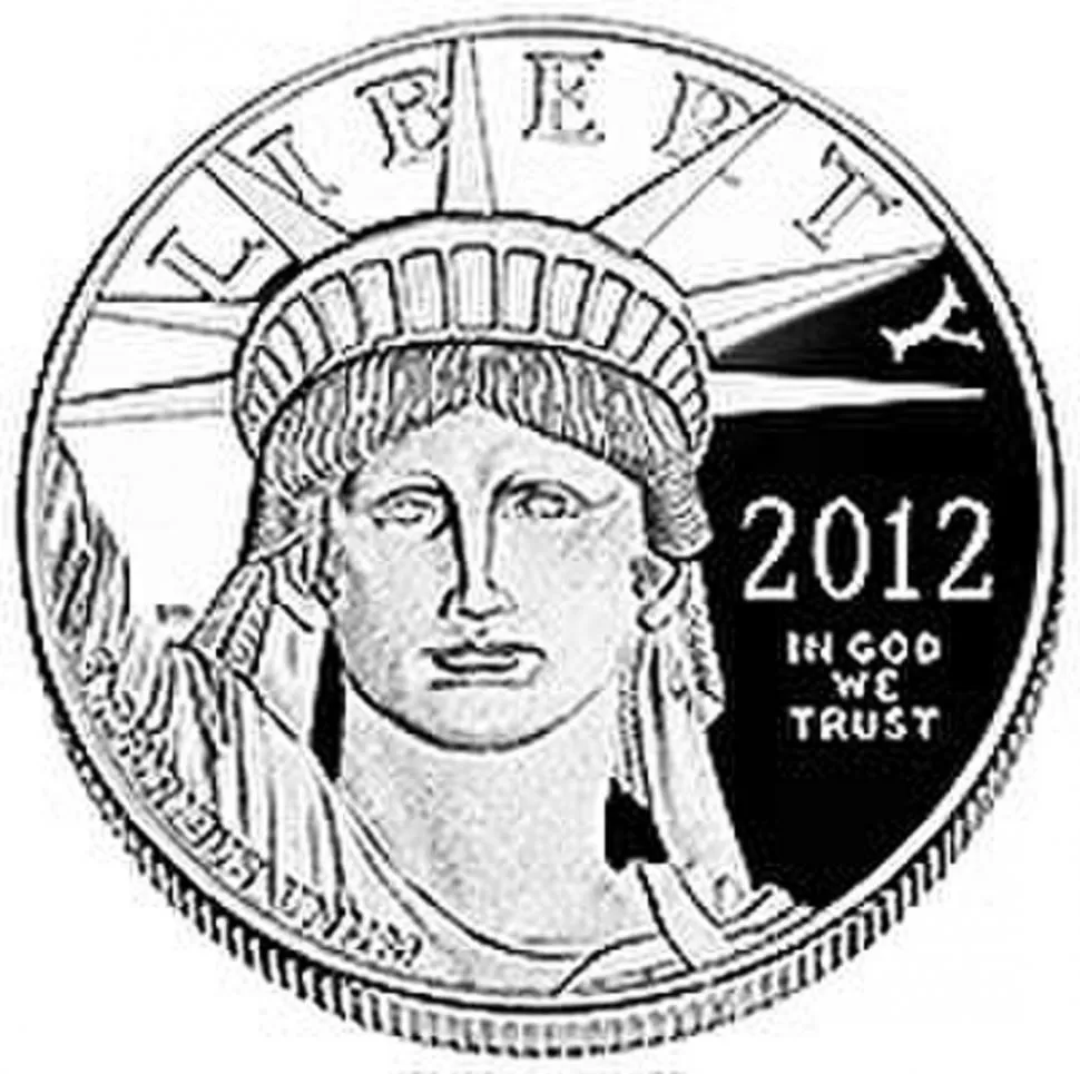 SOLO PARA COLECCIONISTAS. Las monedas conmemorativas de platino emitidas por el United States Mint tienen un valor de U$S 100. USMINT.GOV