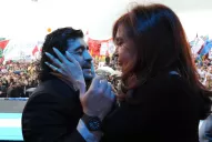 Soy cristinista, expresó Diego Maradona en un asado con Guillermo Moreno