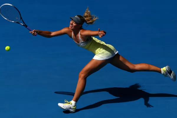 Las mejores fotos de Sharapova en su debut en Melbourne