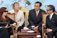 La Presidenta llegó a Indonesia y se reunirá con empresarios