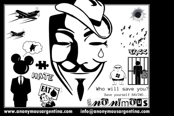 Anonymous hackeó la página del Indec