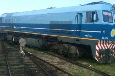 Descarriló una locomotora cuando ingresaba a la estación de Once