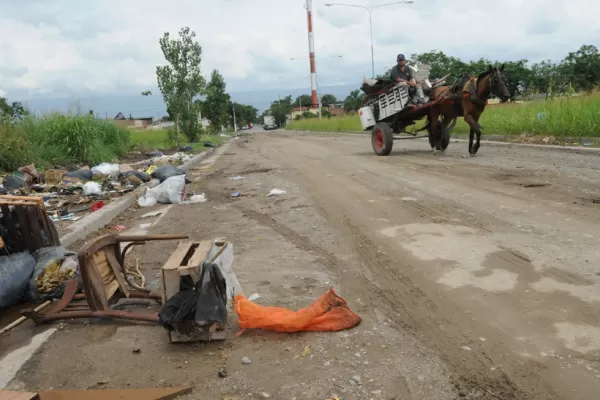 En pocas horas, la basura reapareció en Campo Norte