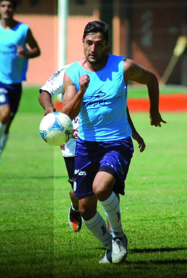ACCIÓN. Collavini fue titular el último partido (Sudamérica) de Atlético en Uruguay.