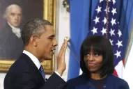 Un minuto, un juramento, otro mandato