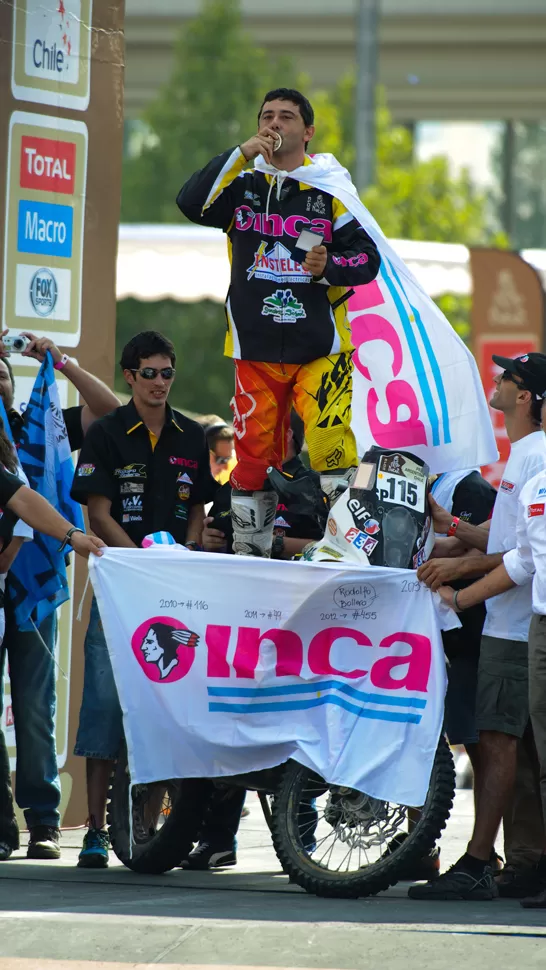 TAREA CUMPLIDA. El tucumano Rodolfo Bollero pudo completar su segundo Dakar. 