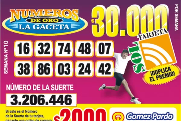 Los Números de Oro de LA GACETA