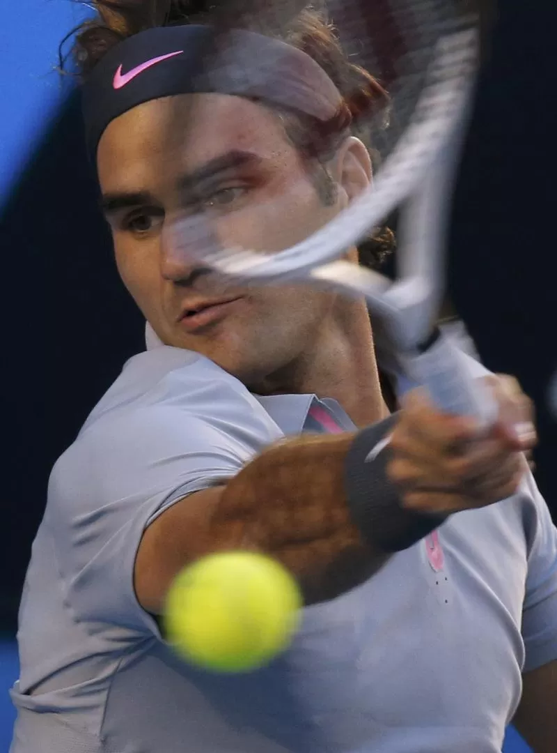 CON ESFUERZO. Federer venció a Tsonga en cinco sets. 