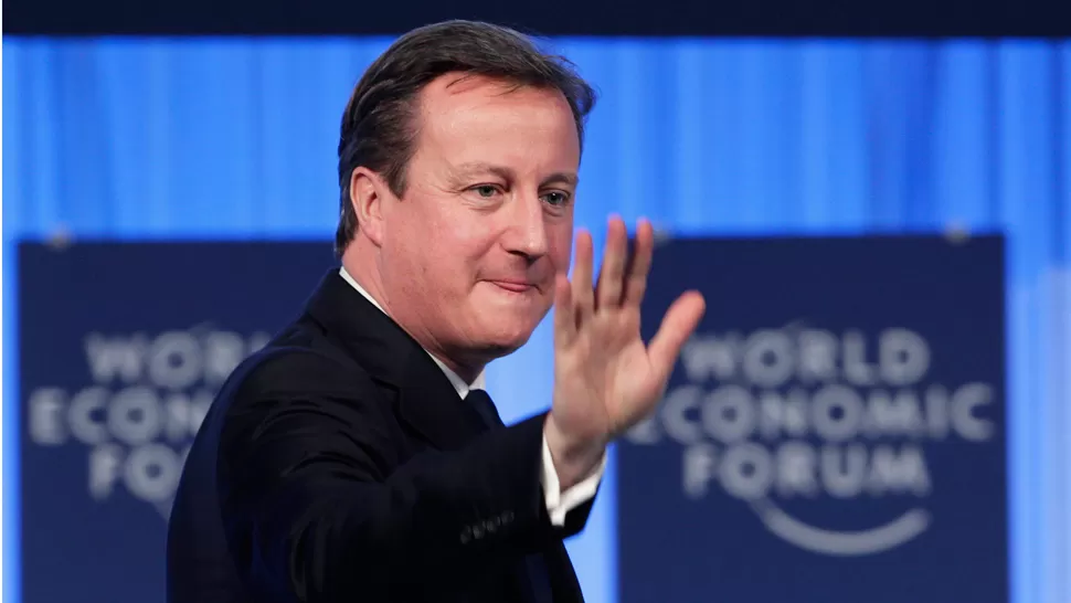 NEGATIVA. El premier británico, David Cameron, negó que su país vaya a sumarse alguna vez a la eurozona. REUTERS
