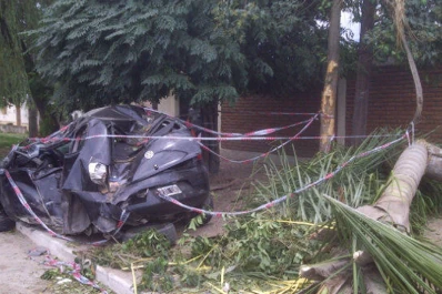 Hubo dos muertos, tras un impresionante accidente en Ohuanta, en El Manantial