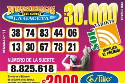 Los Números de Oro de LA GACETA
