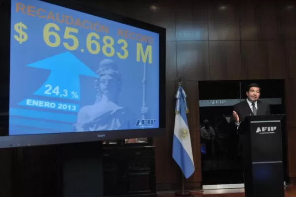 La recaudación provincial creció más que la nacional en enero