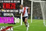 Las cargadas de los hinchas de River no tardaron