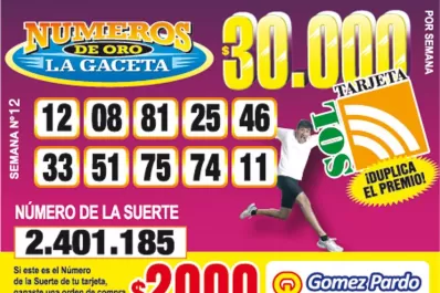 Los Números de Oro de LA GACETA