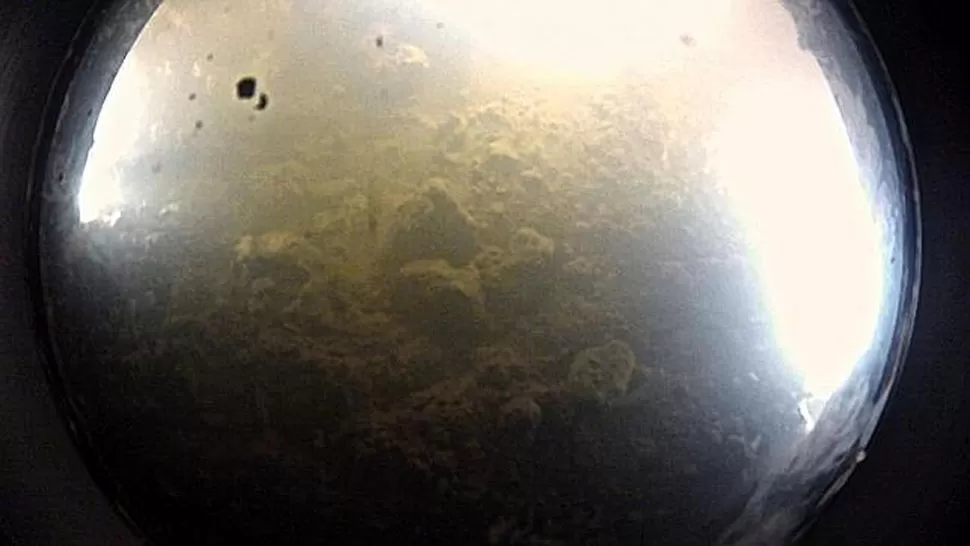 INEDITA. Primera imagen del fondo submarino del Lago Whillans. FOTO TOMADA DE ABC.ES