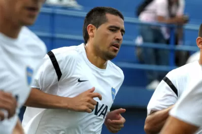 Y un día Riquelme volvió a los entrenamientos