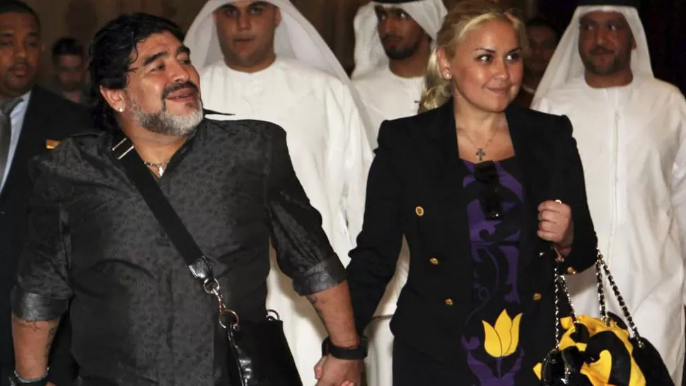 DESDE DUBAI. Maradona está al tanto de lo que sucede con su hijo y su ex pareja, indicó el abogado de Ojeda. FOTO TOMADA DE CANCHALLENA.COM 