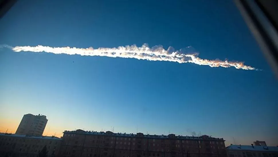 IMPACANTES. Las imágenes del meteorito que cayó en Rusia. FOTO TOMADA DE TELECINCO.ES