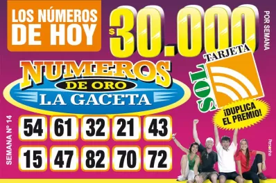 Los Números de Oro de LA GACETA