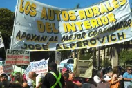 El apoyo llegó en autos rurales