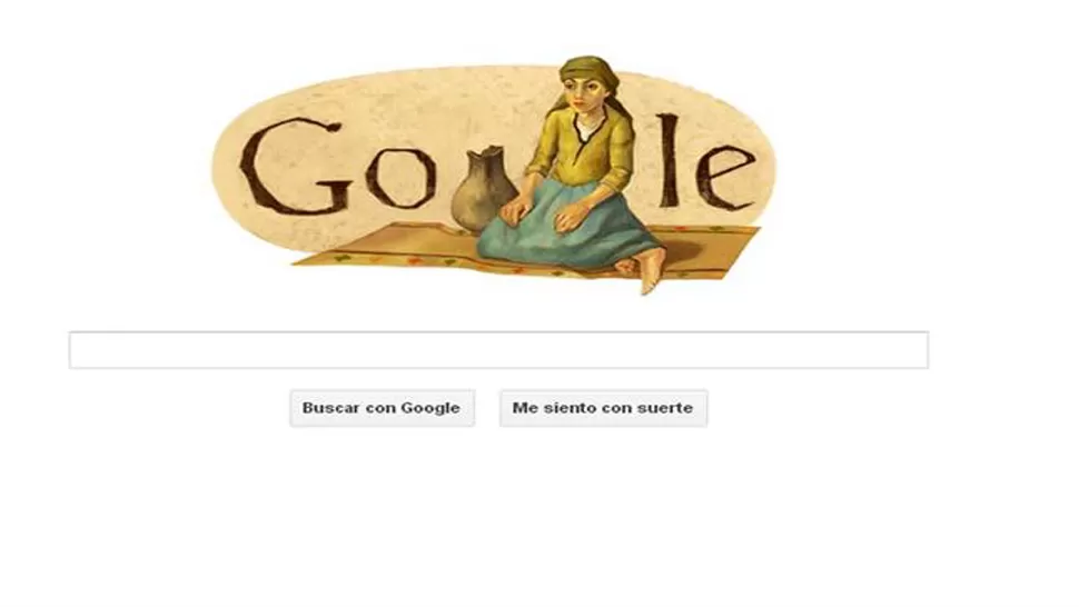 DOODLE. El santiagueño es homenajeado por Google. CAPTURA DE IMAGEN. 