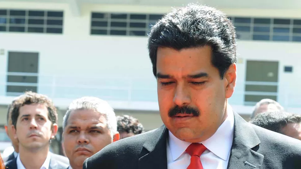 ANUNCIO OFICIAL. En una conferencia, Maduro dijo que se velará a Chávez por siete días más. TELAM.