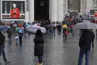 En Roma también llueve