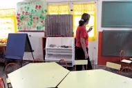 Tras los destrozos, las maestras reconstruyeron el jardín de infantes