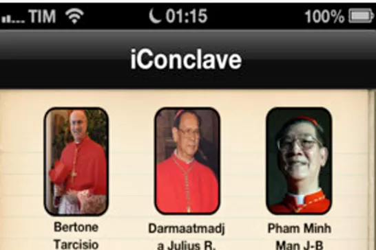ICONCLAVE. Los cardenales, uno a uno. CAPTURA DE PANTALLA