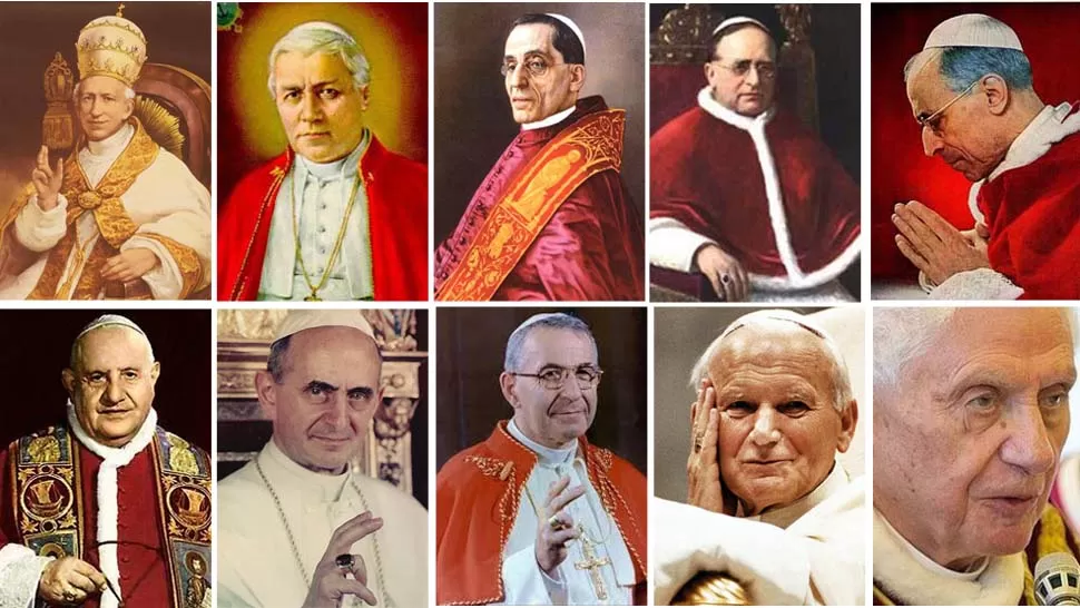 LOS ANTECESORES. Los últimos 10 papas ejercieron su pontificado en el siglo XX (aunque León XIII lo inició en los últimos años del XIX. 