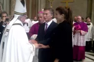 Macri con el Papa: estaba tan emocionado que me olvidé todo lo que quería decir