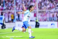 César More ya sabe lo que es festejar en partidos importantes