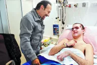Guillermo Francella visitó a un joven que se recupera con sus programas