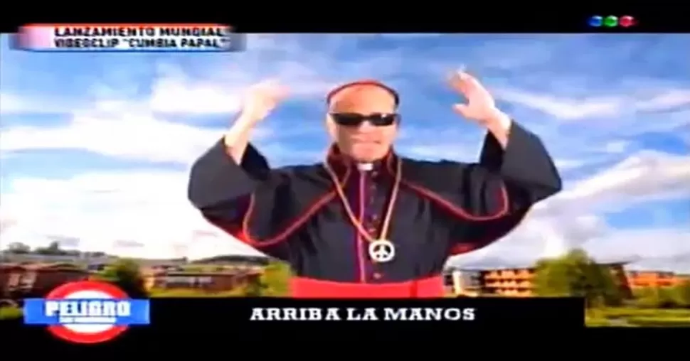 HITAZO. La cumbia papal de Peligro Sin Codificar da vuelta al mundo gracias a las redes sociales. CAPTURA DE VIDEO