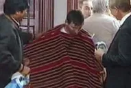 Evo Morales emponchó a Messi