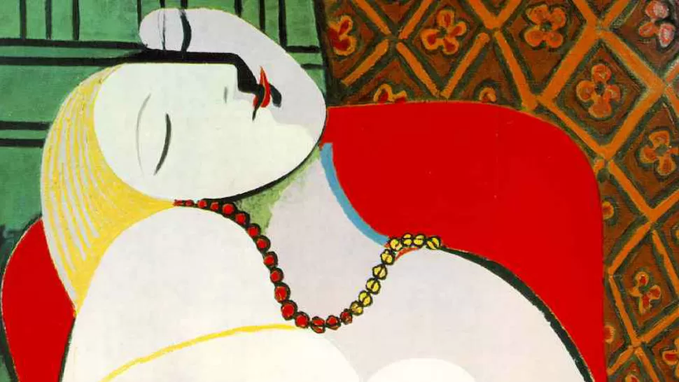 EL SUEÑO. El cuadro fue pintado por Picasso en 1932 y en él aparece su musa Marie-Therese Walter.